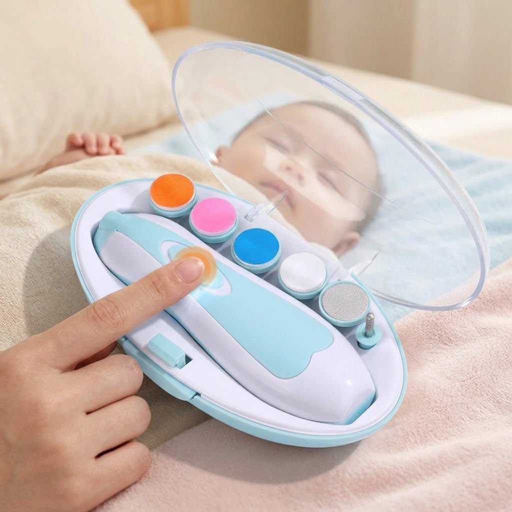 Electric Baby Nail Trimmer & Clipper Set