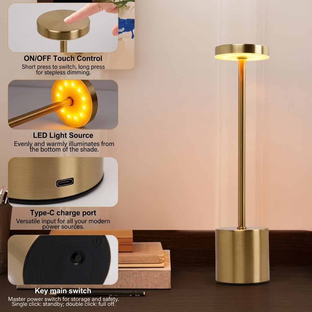 Portable LED Table Lamp