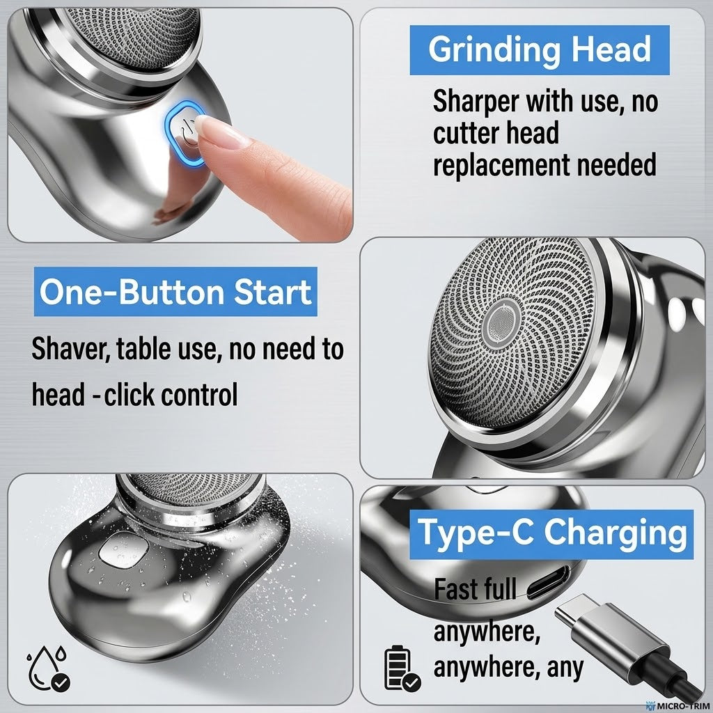 Mini Portable Electric Shaver