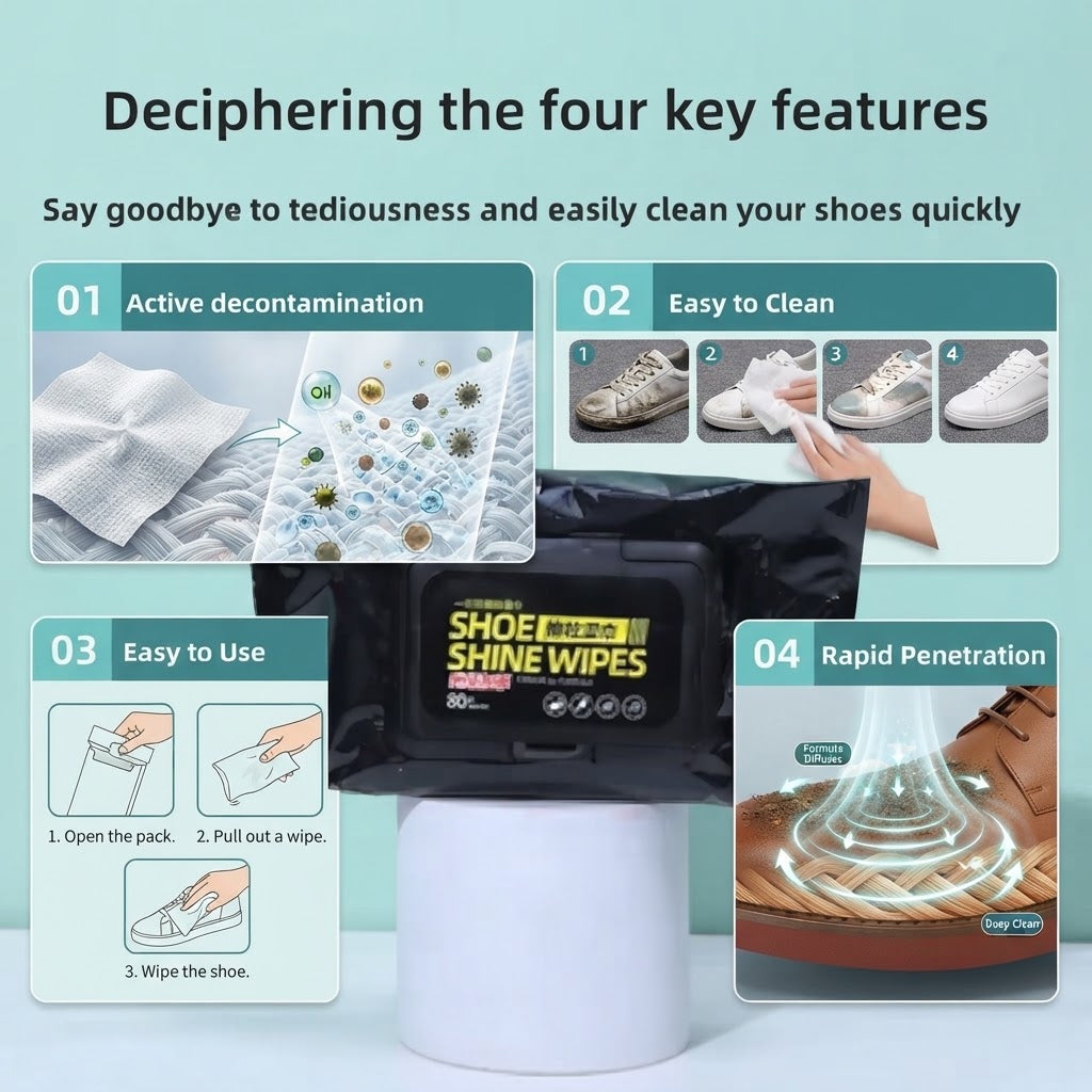GullPlaza.pk Shoe Cleaning Wipes