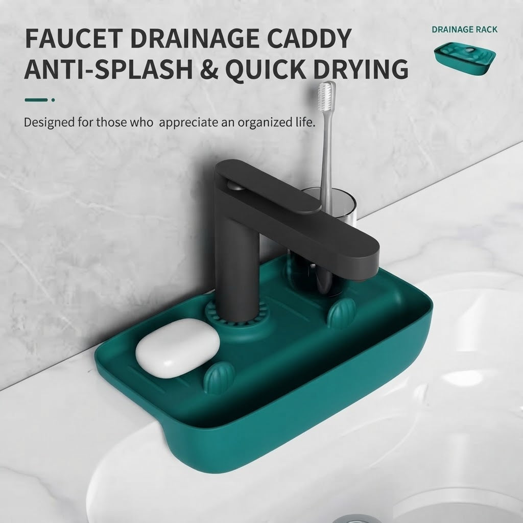 Faucet Drain Mat Rectangular