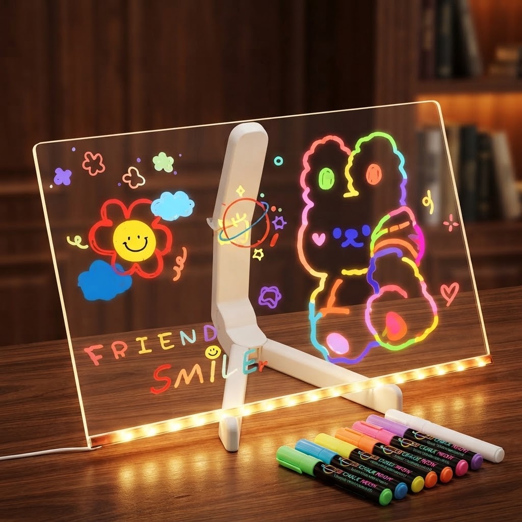 3D LED Luminous Message Board Light