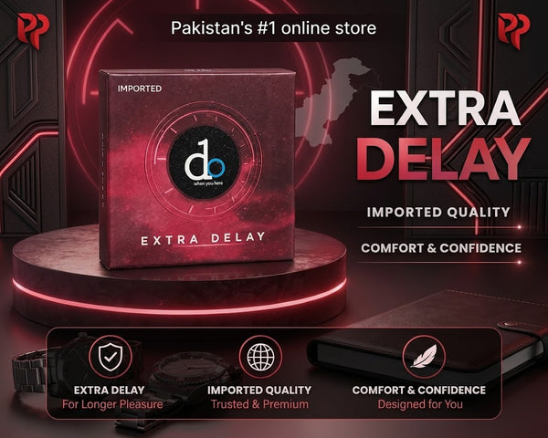 Imported Extra Delay Condoms - For Longer Pleasure, Comfort & Confidence