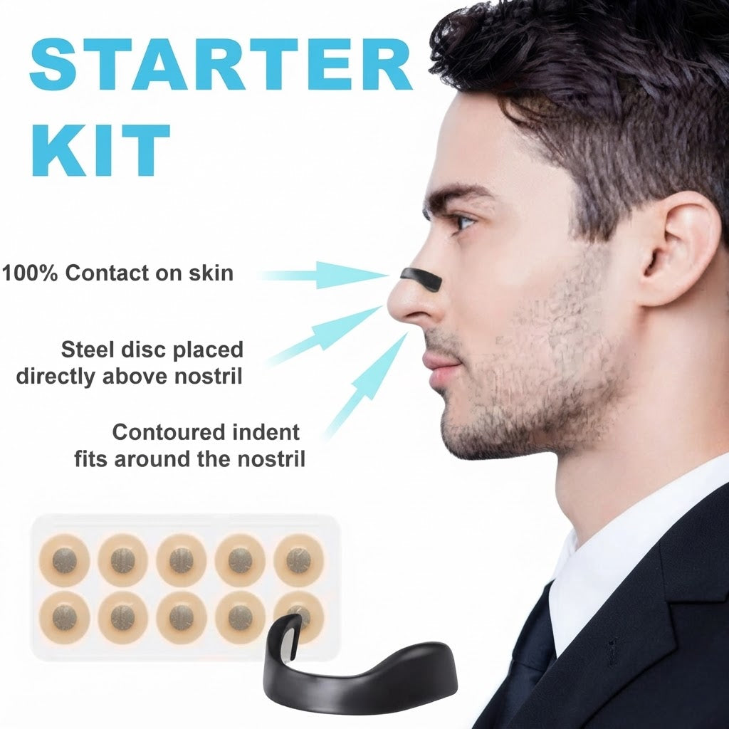 Magnetic Nasal Strips Increase Air Breathing Reduce Snoring Kit