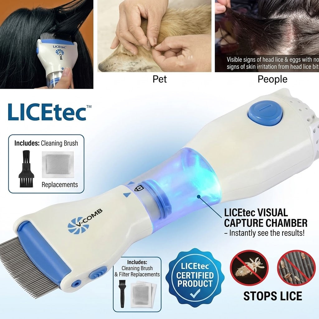 Electric Suction Flea Comb for Pets