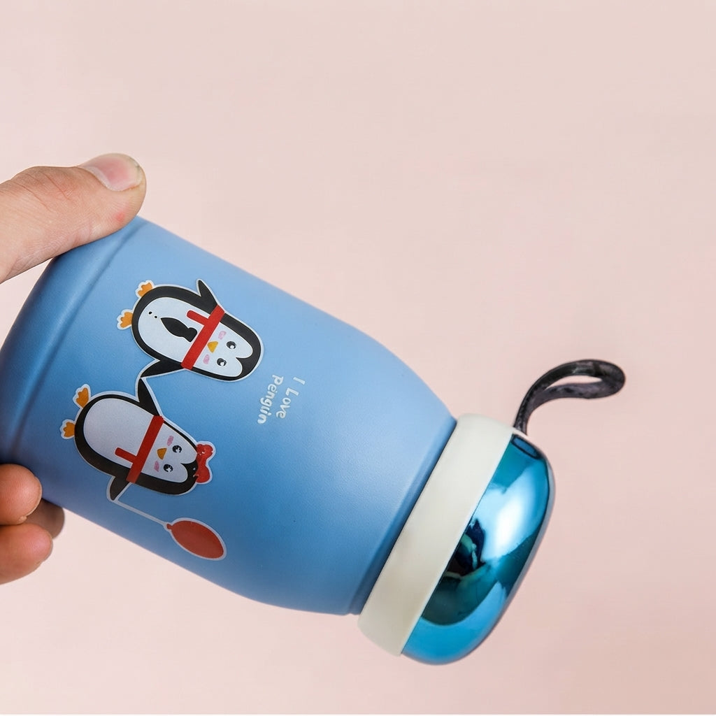 GullPlaza.pk Penguin Kids Insulated Water Bottle