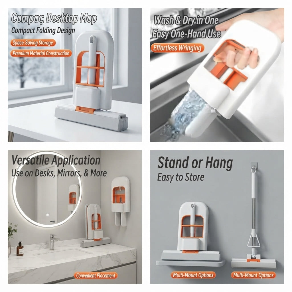 GullPlaza.pk Mini Handheld Cleaning Mop