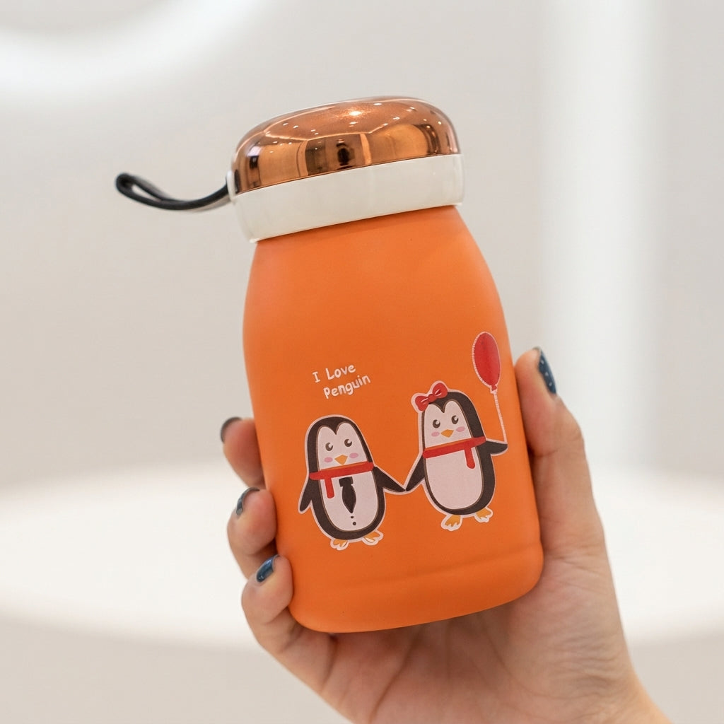 GullPlaza.pk Penguin Kids Insulated Water Bottle