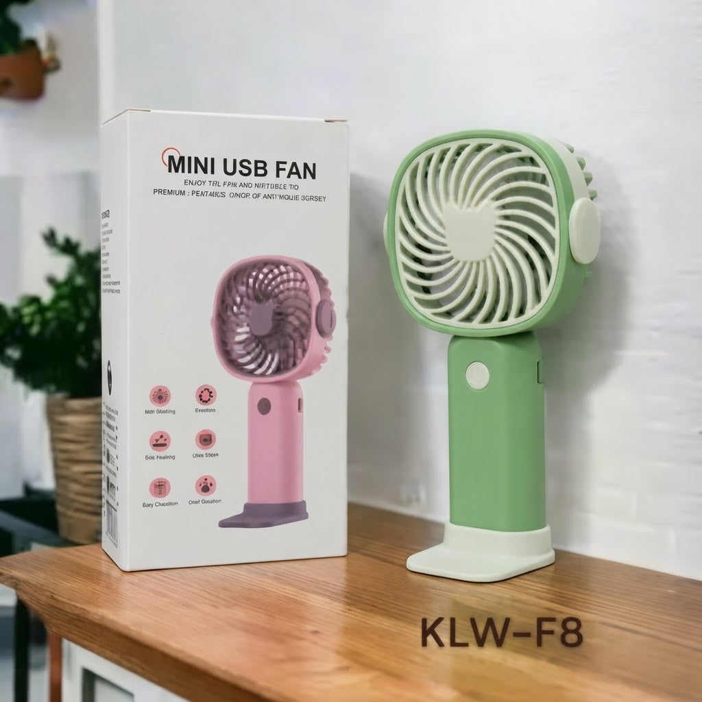3-Speed USB Rechargeable Mini Portable Fan