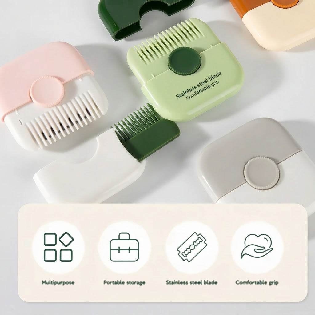 2-in-1 Hair Clipper and Split-End Trimmer Comb