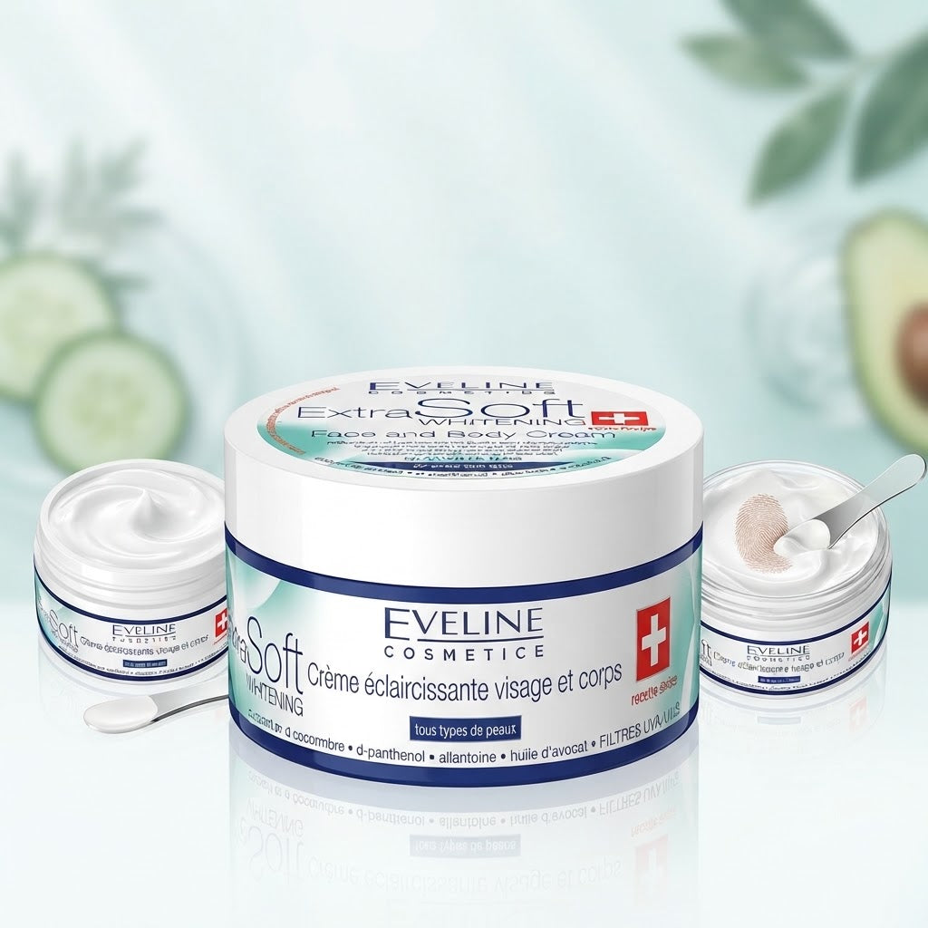 Eveline Extra Soft Whitening Face & Body Cream 200ml