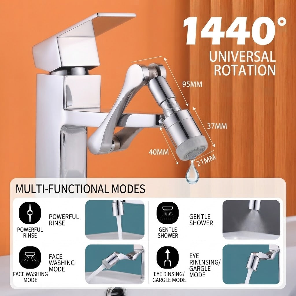 GullPlaza.pk 1080° Universal Rotating Faucet Extender