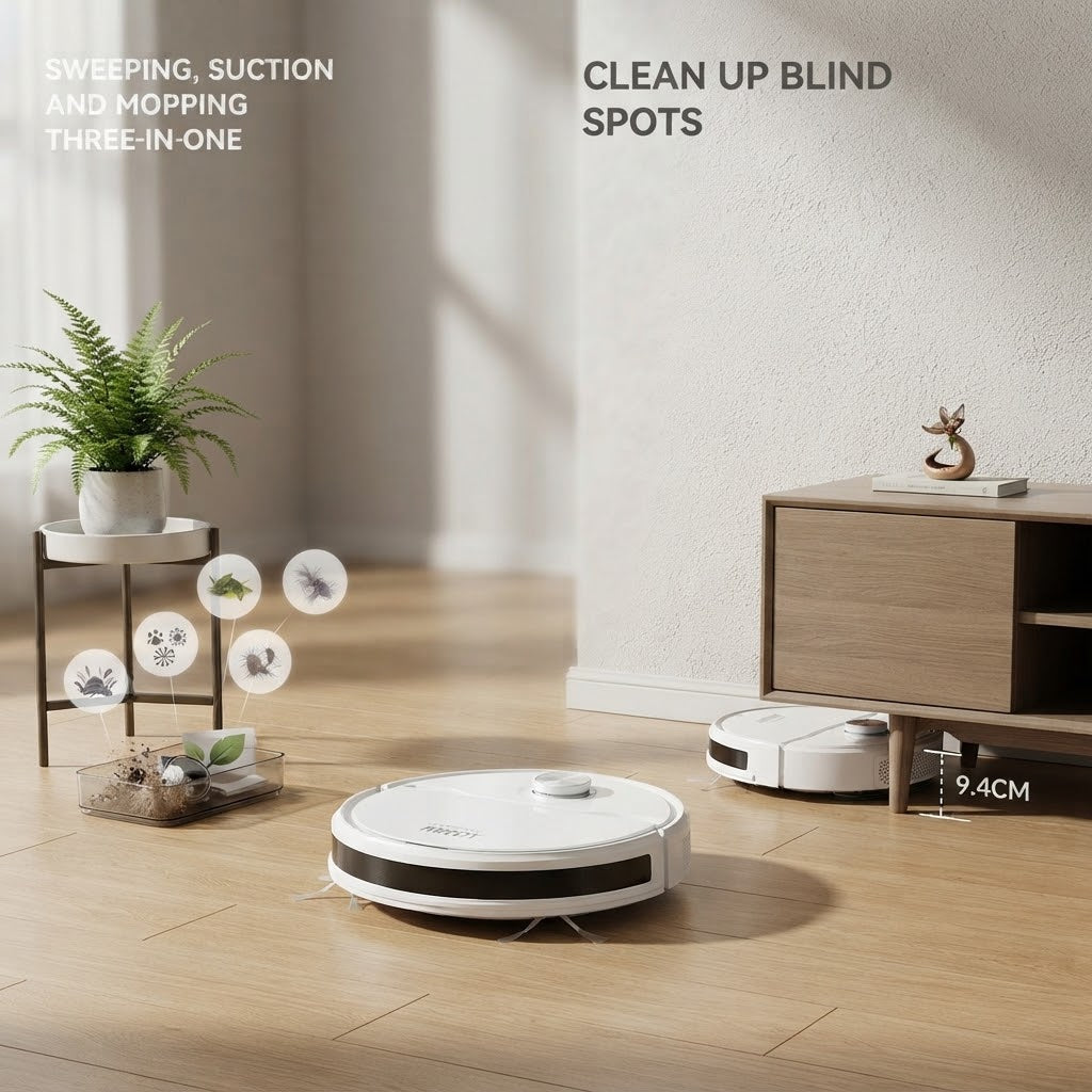 GullPlaza.pk 3-in-1 Smart Robot Vacuum Cleaner