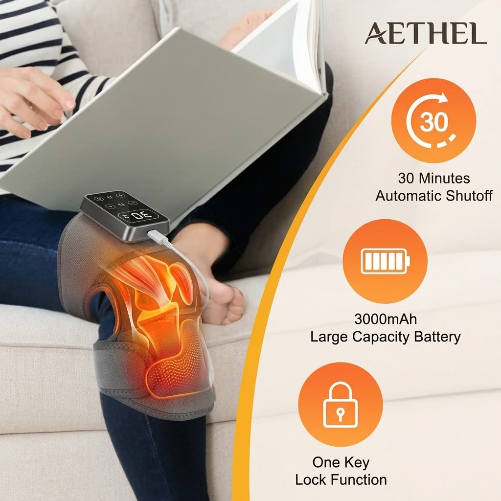 Heated Knee & Leg Vibration Massager