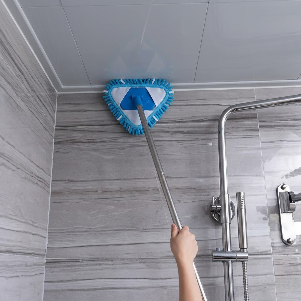 180° Rotatable Triangle Mop with Telescopic Handle