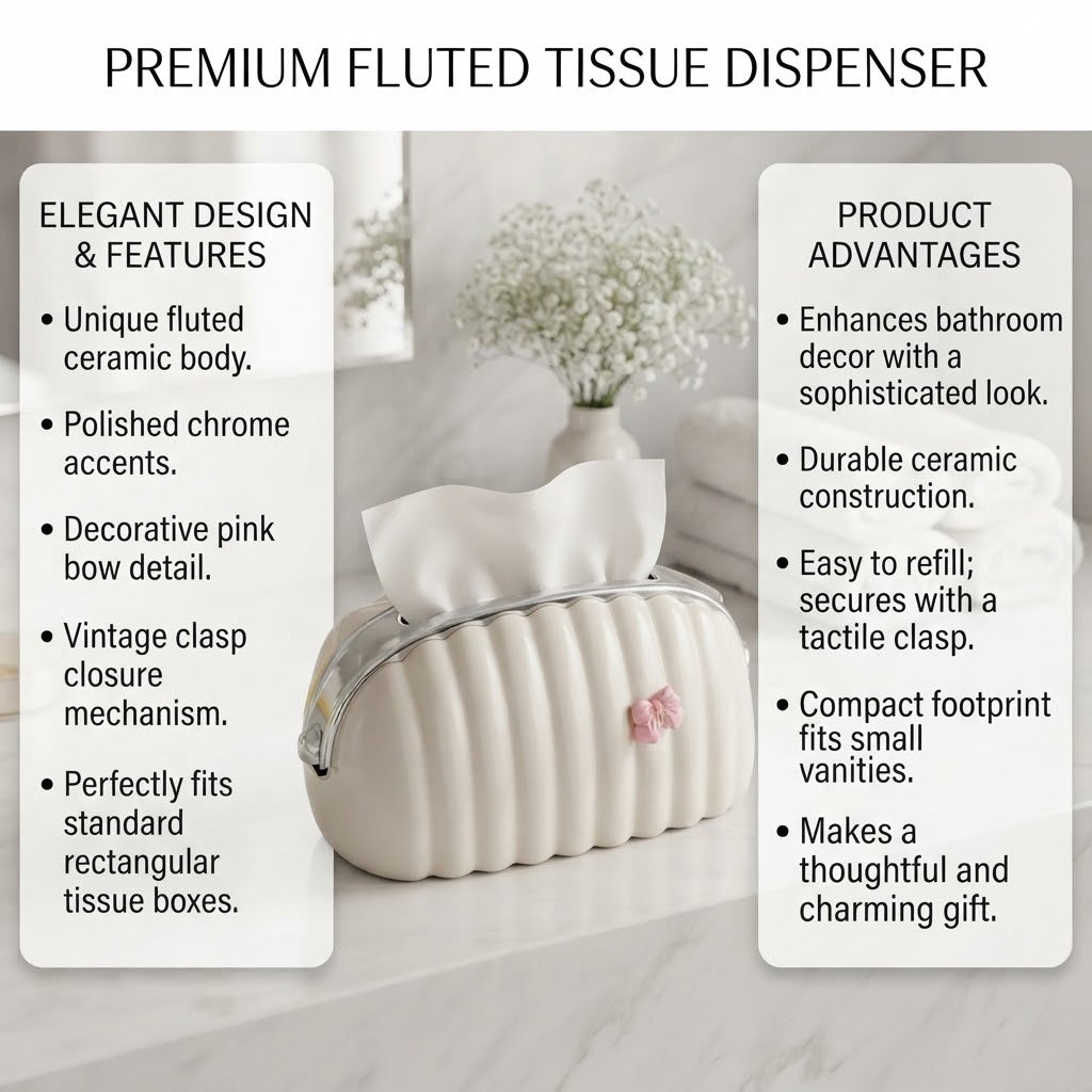 Light Luxury Cloud Shape Tissue Box Holder
