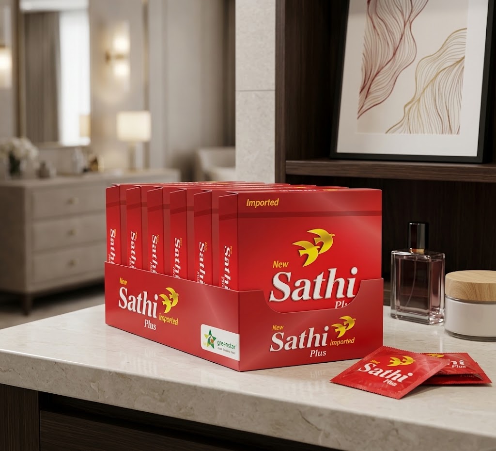 New Sathi Plus Imported Condoms - Master Display Box Bundle for Protection & Comfort