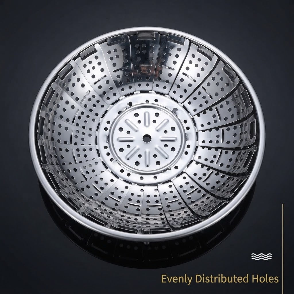 Stainless Steel Collapsible Food Steamer Basket