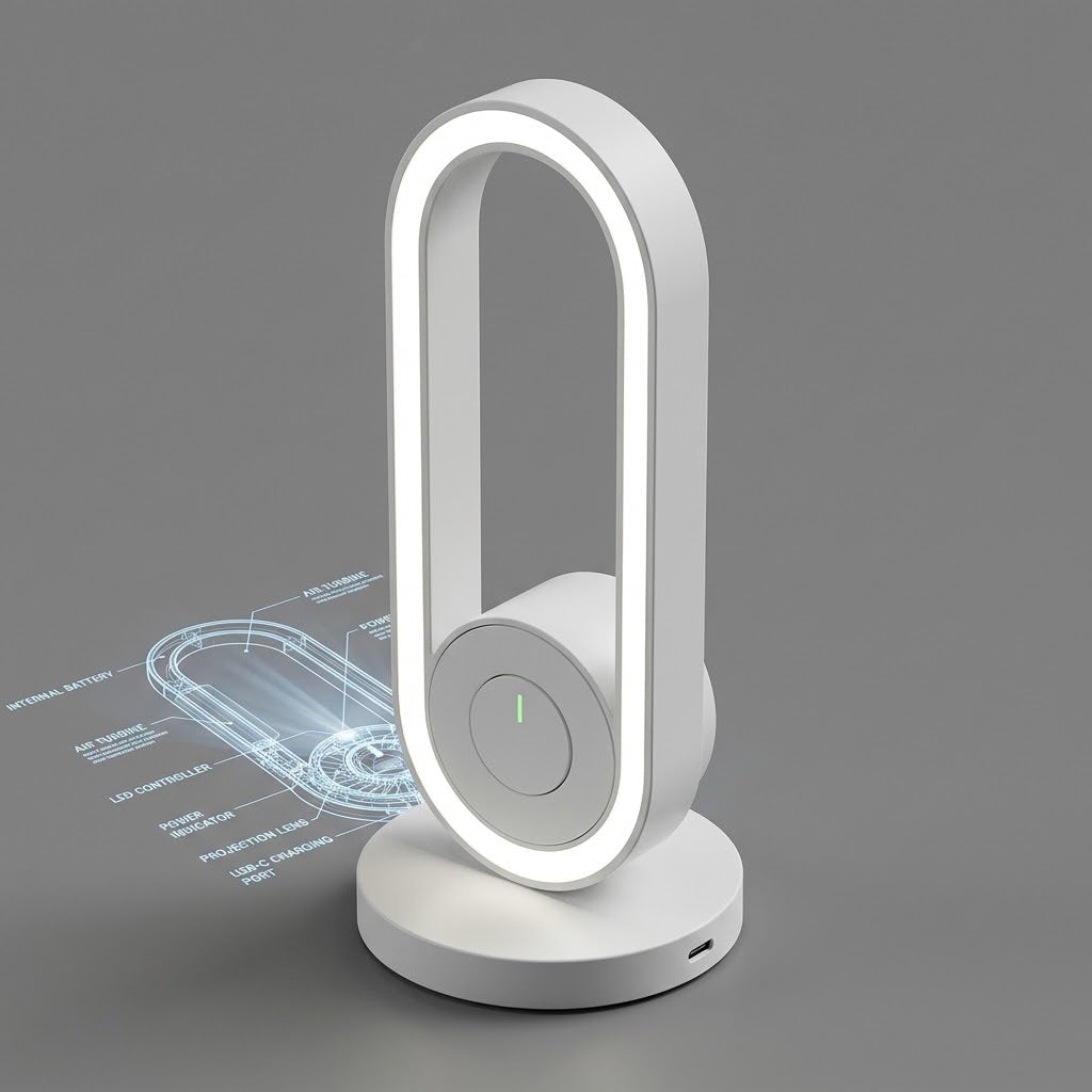 2-in-1 Ultrasonic Mosquito Repellent & LED Night Light