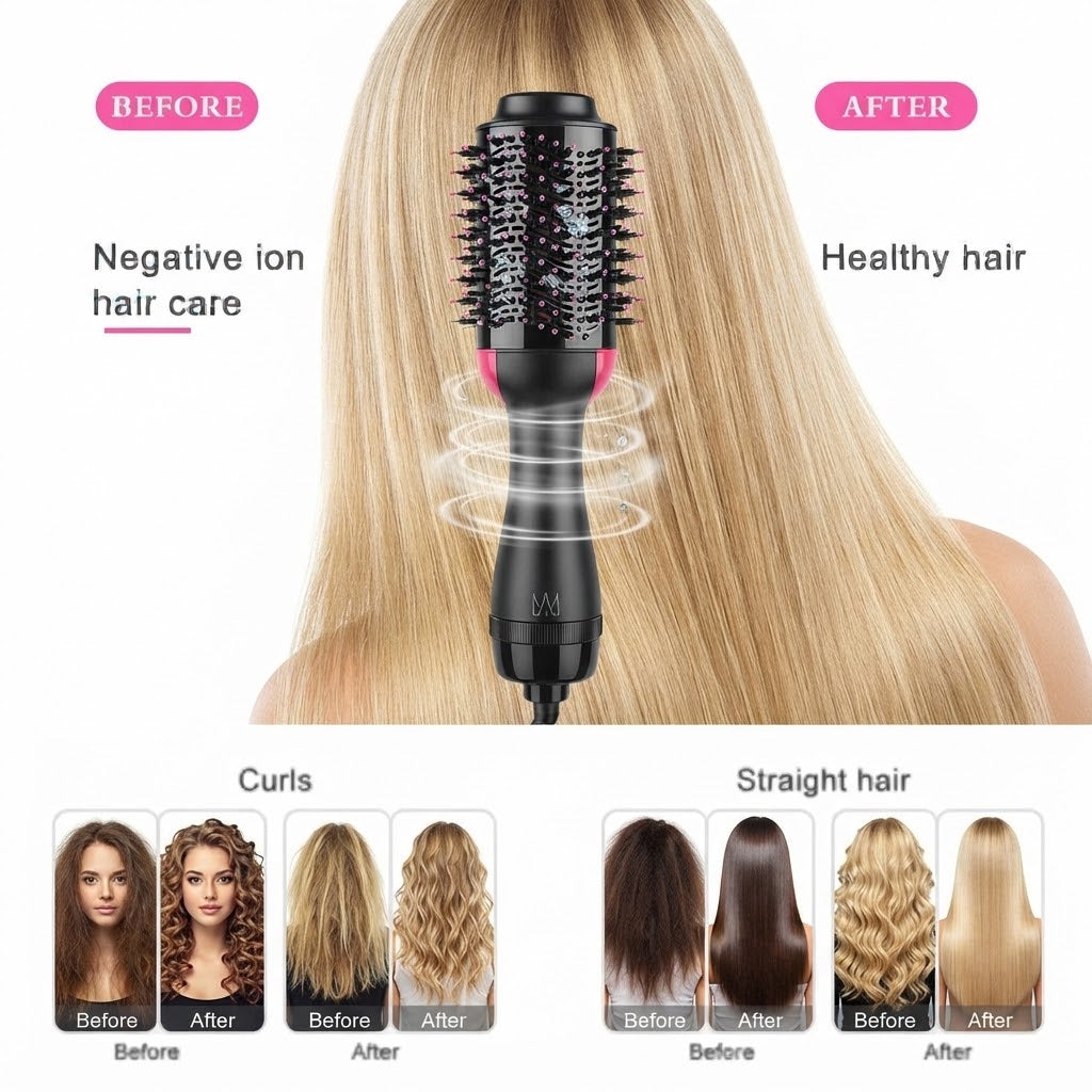 3 in 1 One Step Hair Dryer Brush