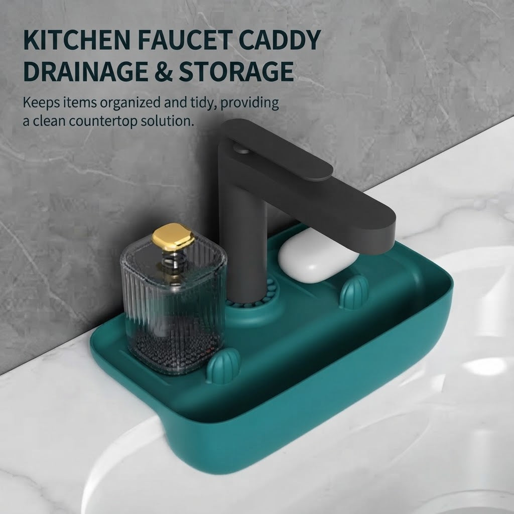 Household Silicone Sink Drain Rack