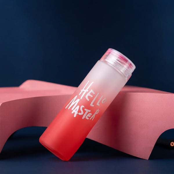500ML Frosted Gradient Sports Water Bottle
