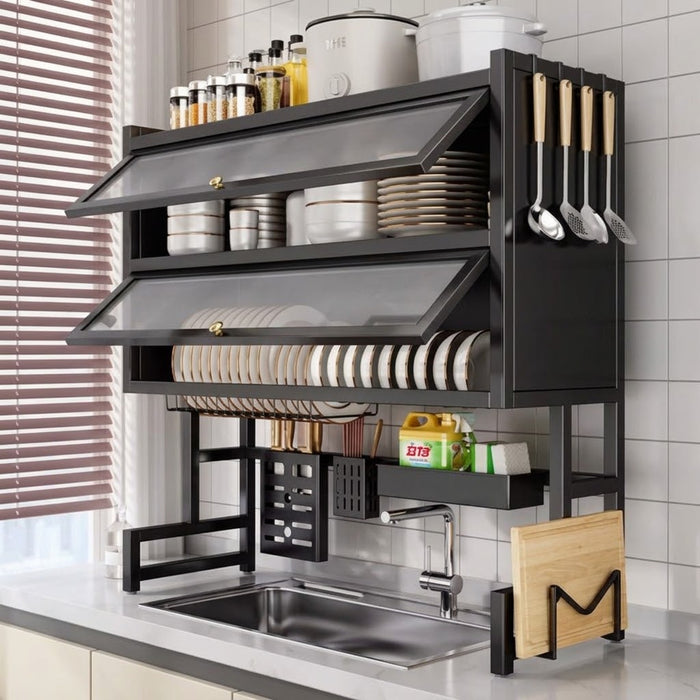 Dish Rack with Utensil Holder