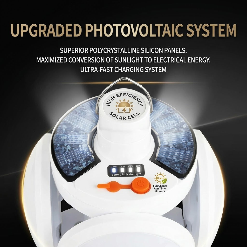 Multifunctional Solar LED Folding Light - 90° Adjustable