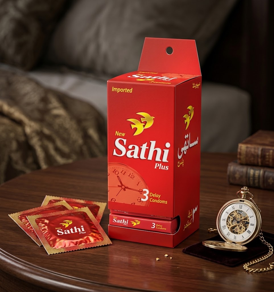 New Sathi Plus Imported Condoms - Master Display Box Bundle for Protection & Comfort