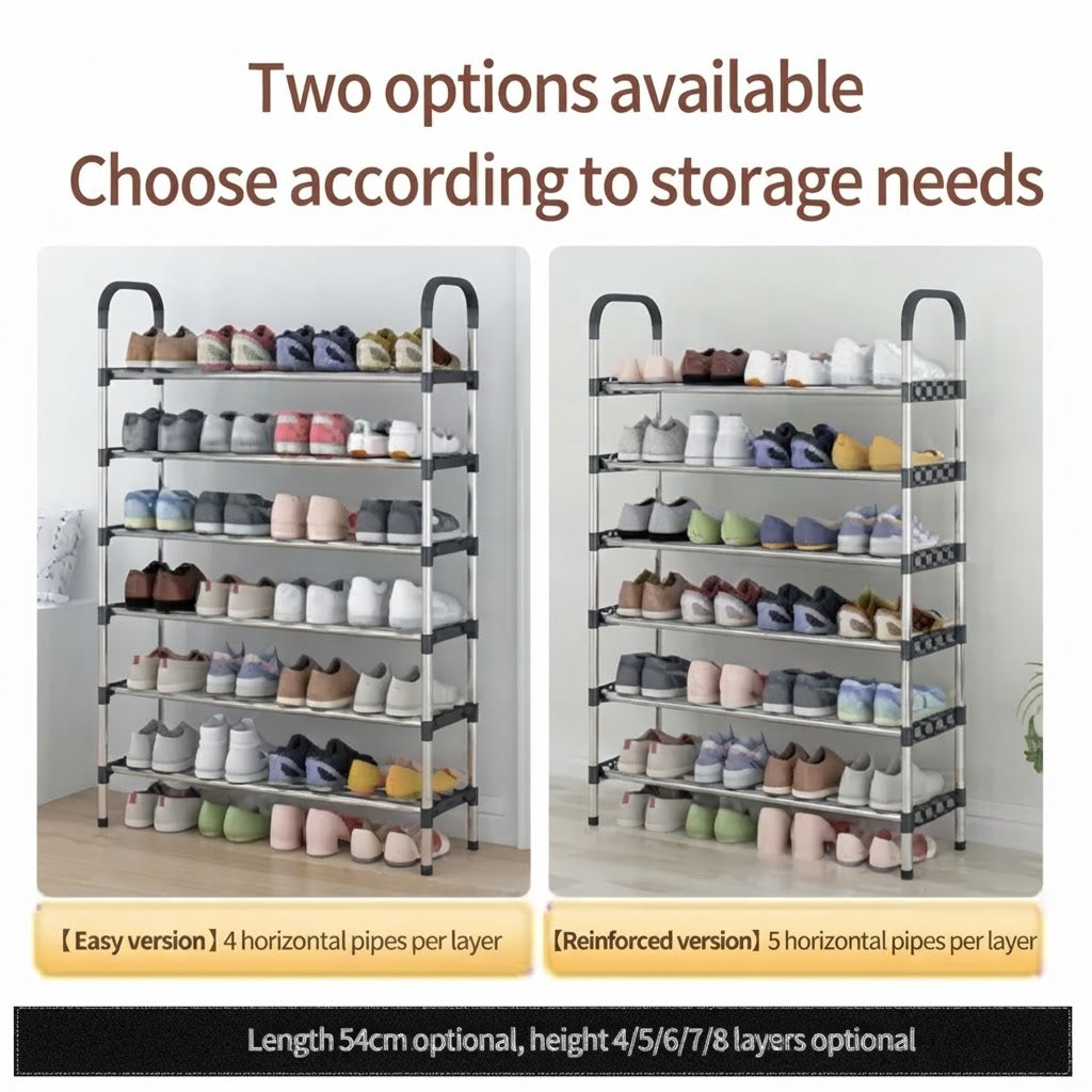 Metal Shoe Rack with Handle