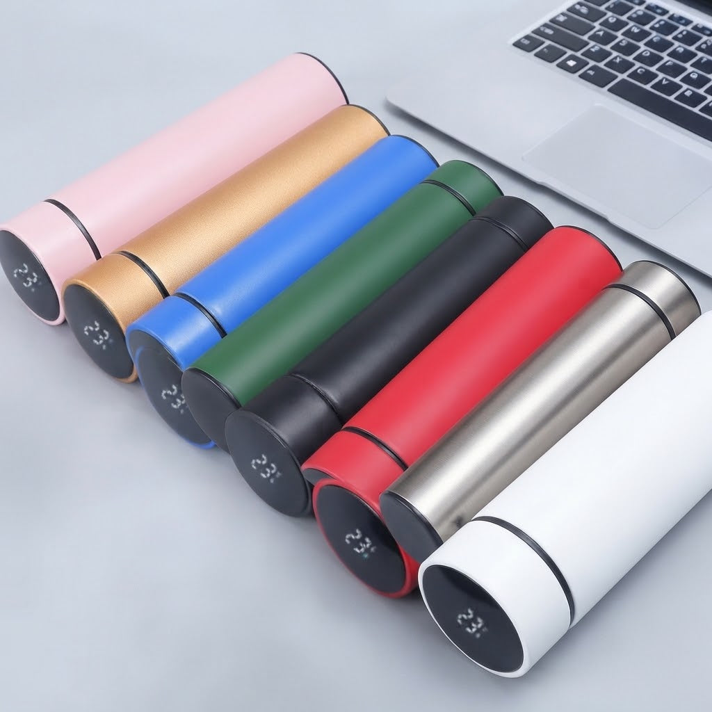 Premium Stainless Steel Soft Touch LED Thermal Bottle 500ML
