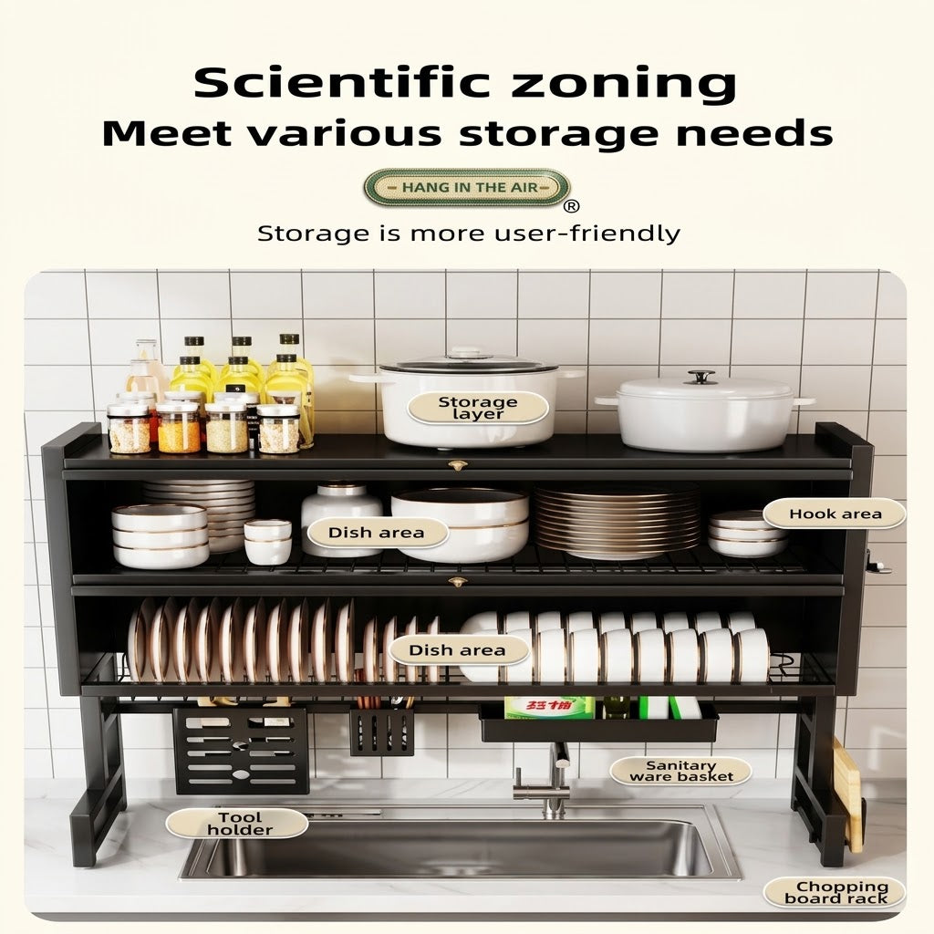 Dish Rack with Utensil Holder