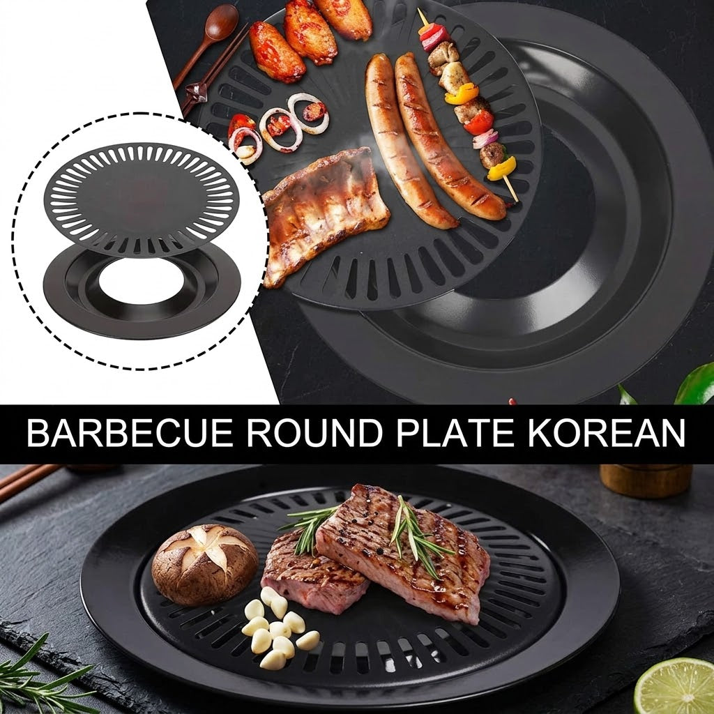 Korean BBQ Grill Pan Non-Stick