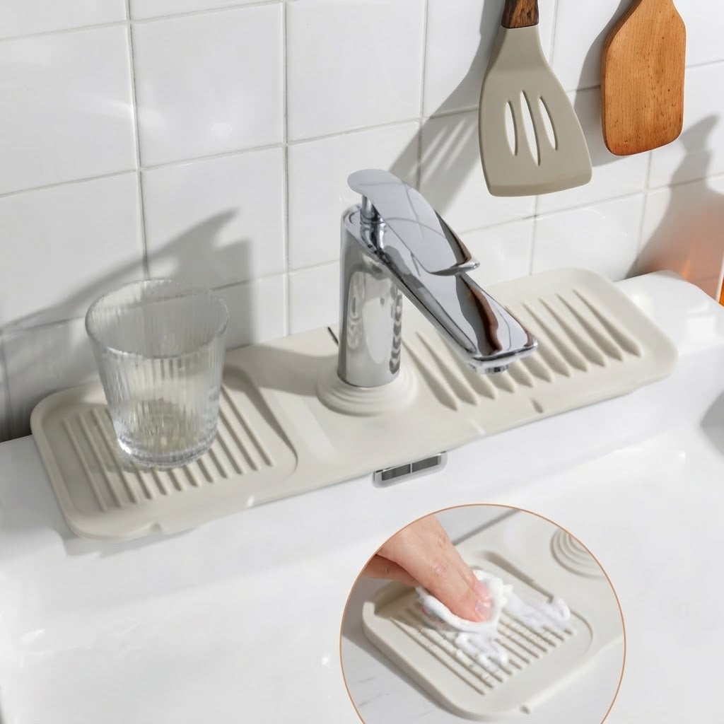 Kitchen Silicone Sink Faucet Splash Pad