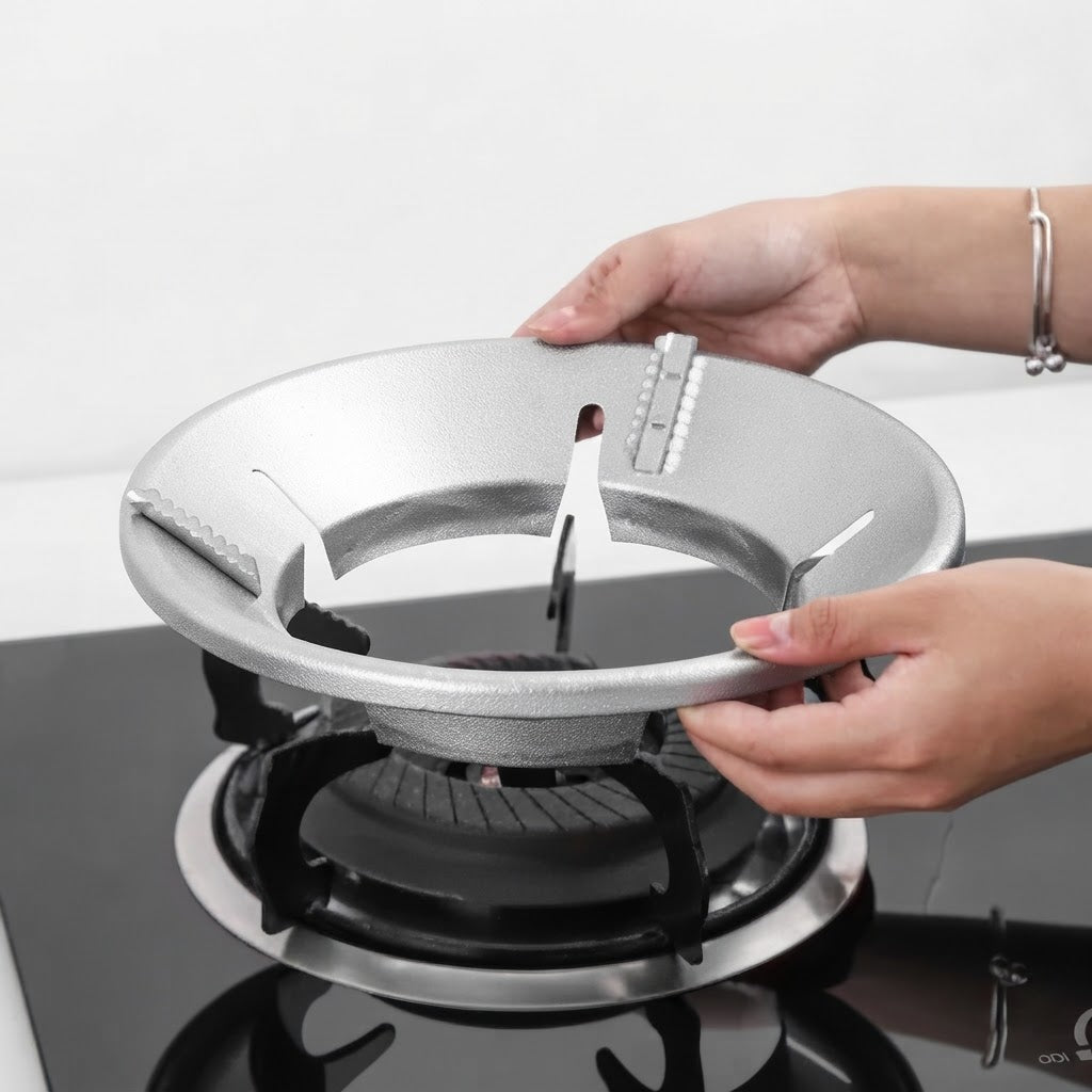 Gas Burner Cover with Ventilation Holes