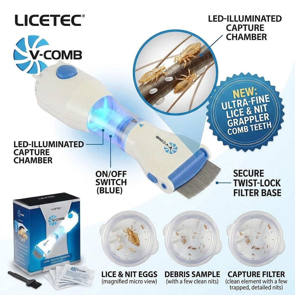 Electric Suction Flea Comb for Pets