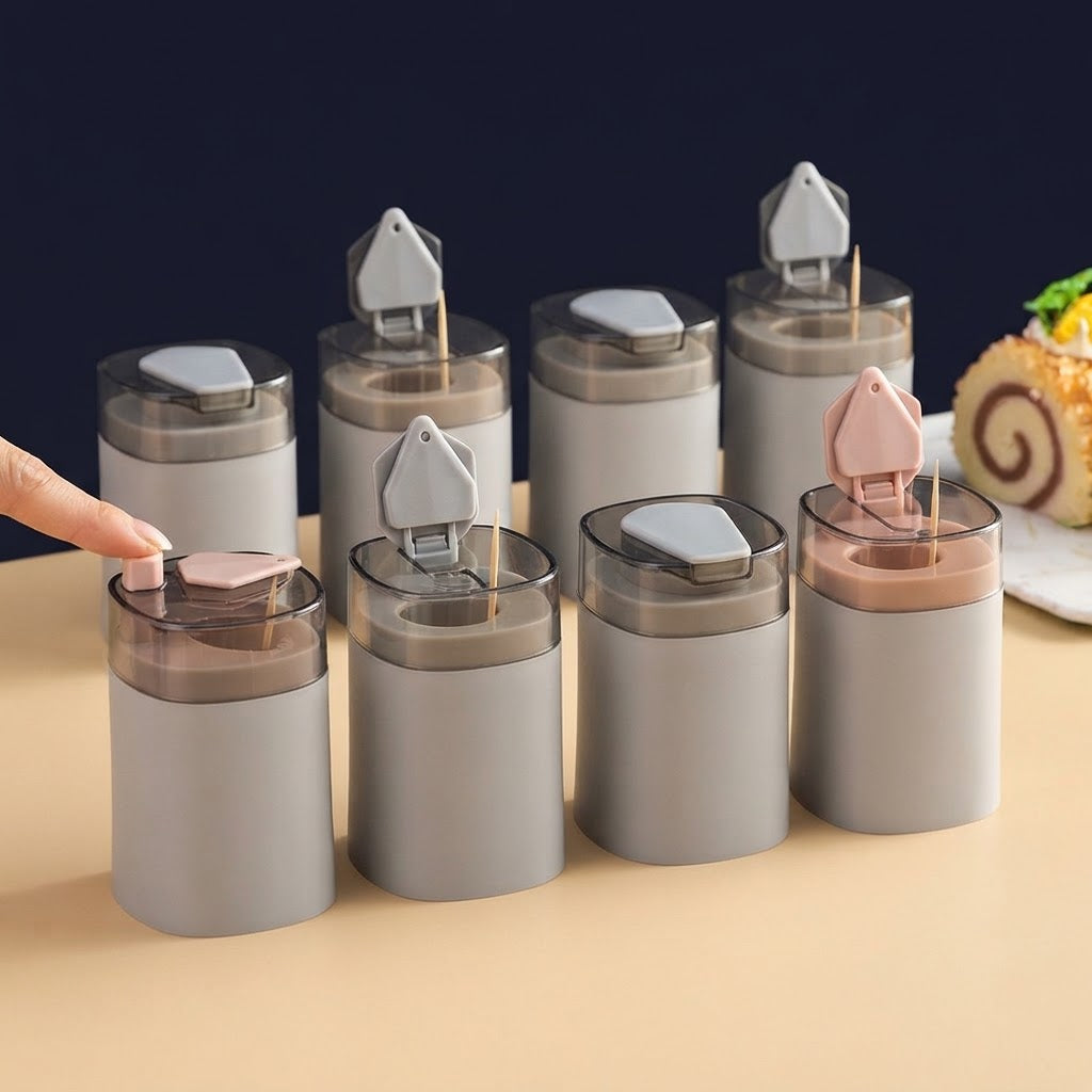 Automatic Push-type Toothpick Holder Box
