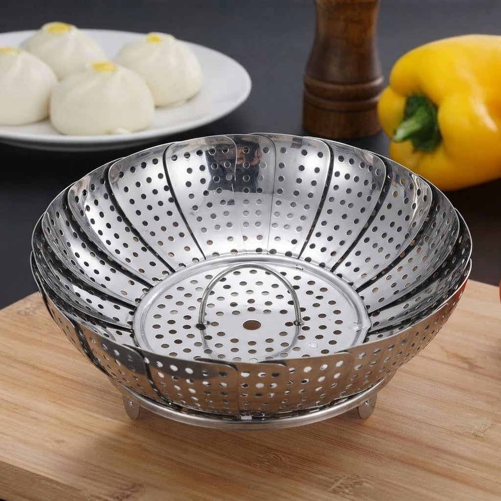 Stainless Steel Collapsible Food Steamer Basket
