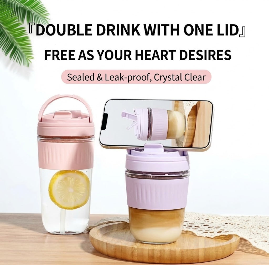 350ml Borosilicate Glass Water Bottle