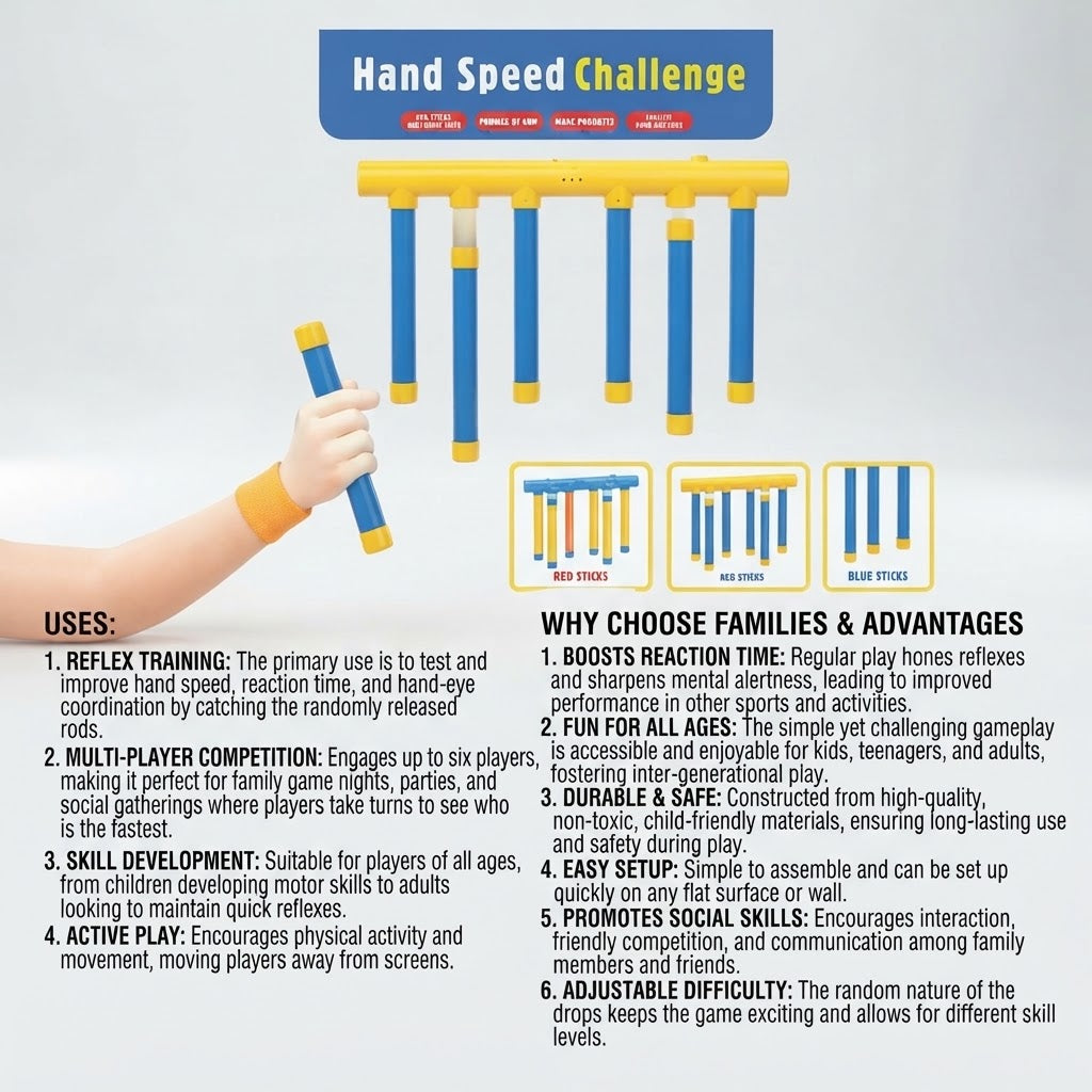 Fast Reaction Catch Stick Game Machine