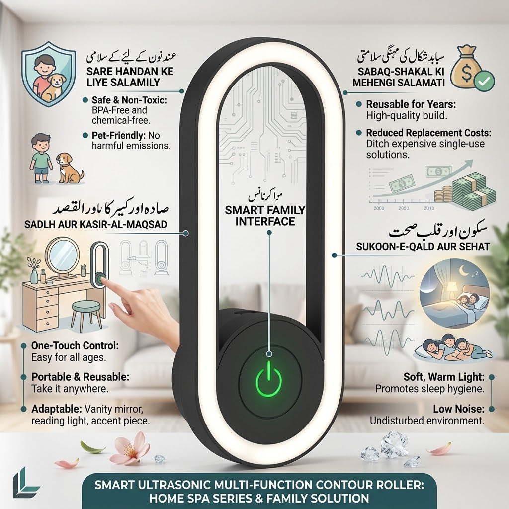 2-in-1 Ultrasonic Mosquito Repellent & LED Night Light