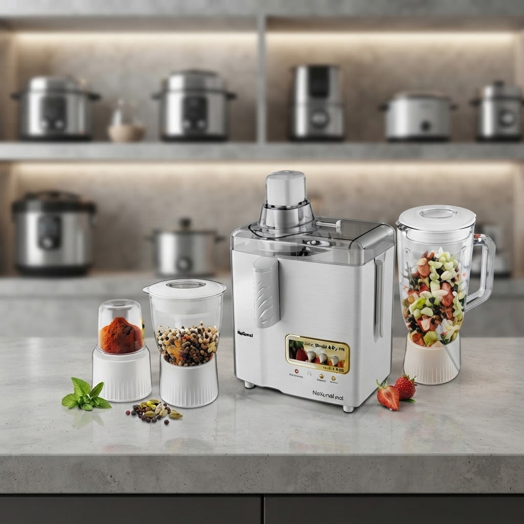 National 4 in 1 Juicer Blender & Dry Mill