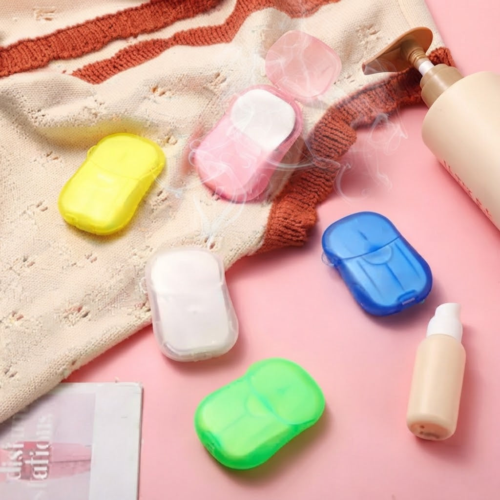 Disposable Soap Paper Sheets (20 piece Per Box)