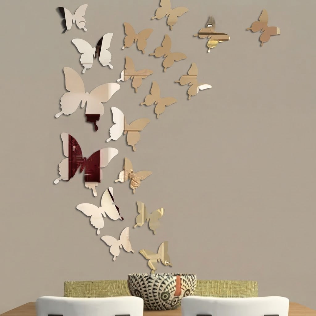 Gull Plaza Acrylic Mirror Wall Stickers