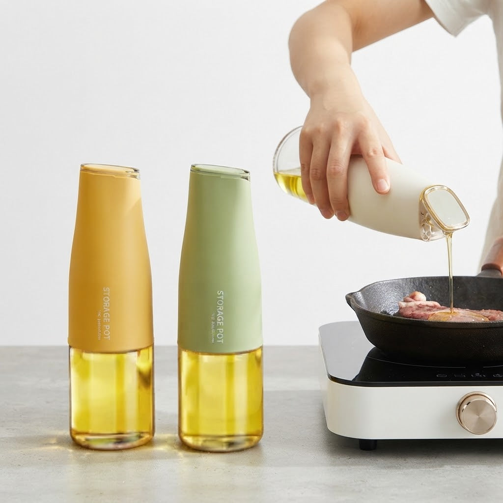GullPlaza.pk 500ML Glass Oil Dispenser Bottle