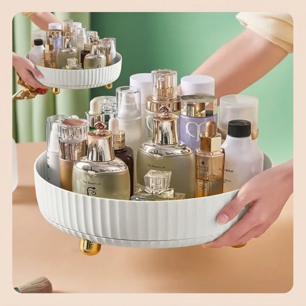 360 Degree Rotating Tray Cosmetic Organizer
