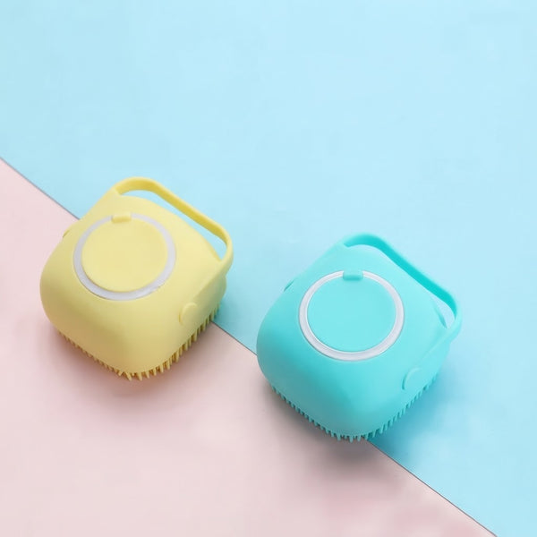 2-in-1 Pet Grooming Shampoo Brush