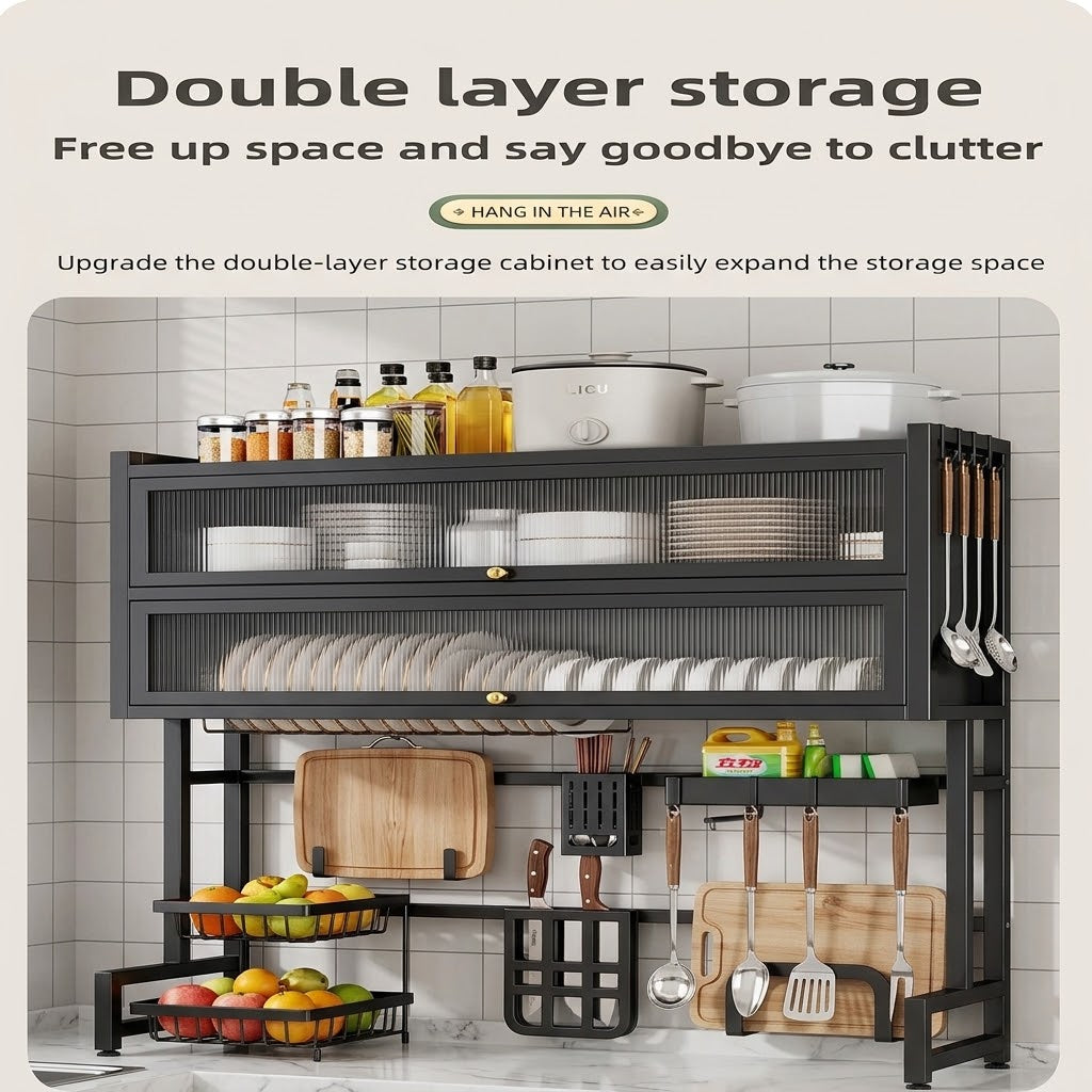 Dish Rack with Utensil Holder