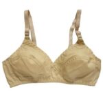 Beige Non-Padded Cotton Bra for Daily Wear - Image 3