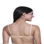 Beige Non-Padded Bra Adjustable Straps Sizes 32-42 - Image 4